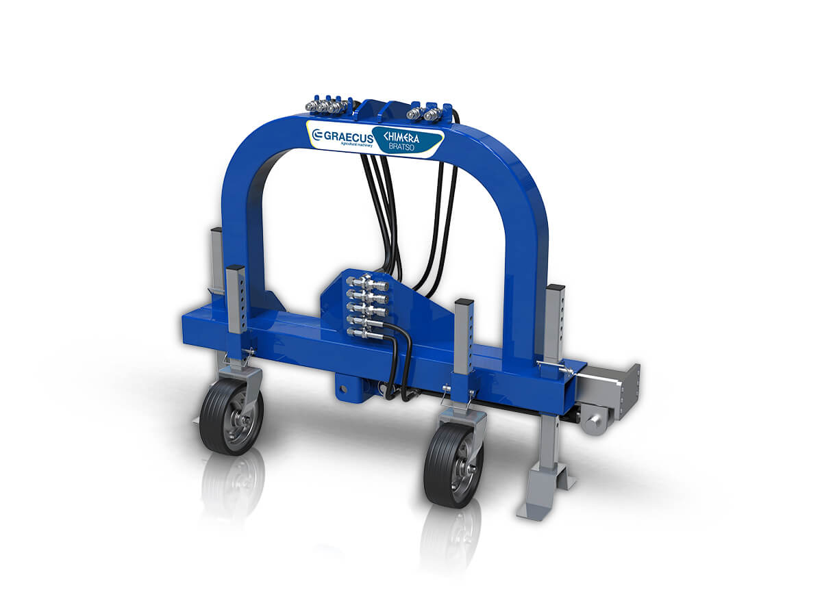 CHIMERA BRATSO SH120 | Graecus | Πολυμηχάνημα με υδραυλικά πτυσσόμενο μπράτσο και δυνατότητα εναλλαγής του και στις δύο πλευρές 